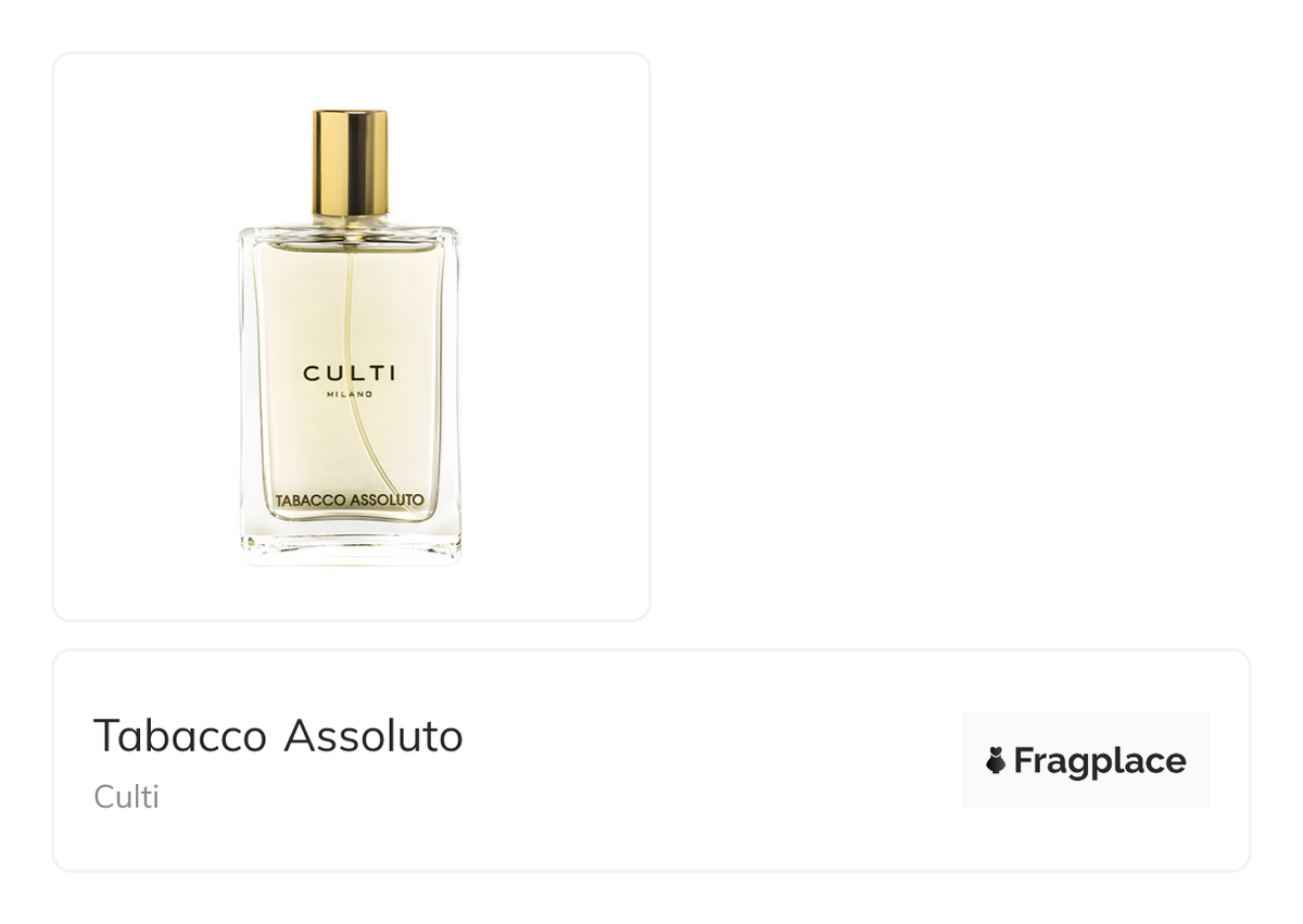 Tabacco Assoluto by Culti — Notes, Reviews & Ratings (2019)