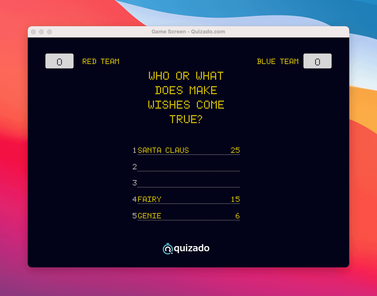 CleanShot 2021-06-02 at 12.30.52@2x.png pytanie w grze Quizado w stylu Familiady: kto spełnia życzenia