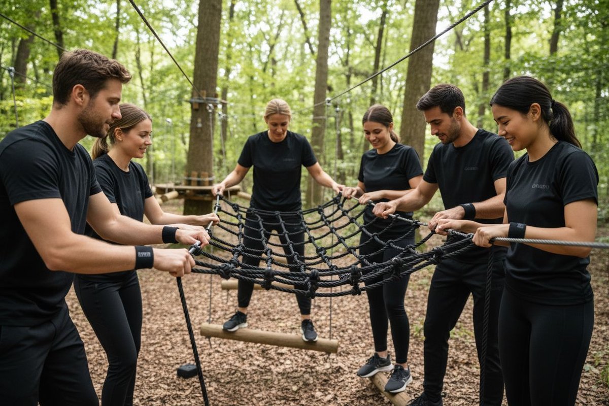 experiential team-building outdoors