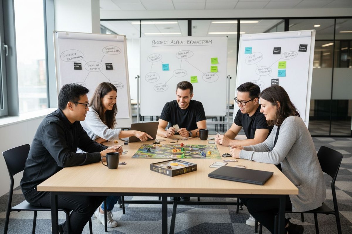 team building em ambientes internos