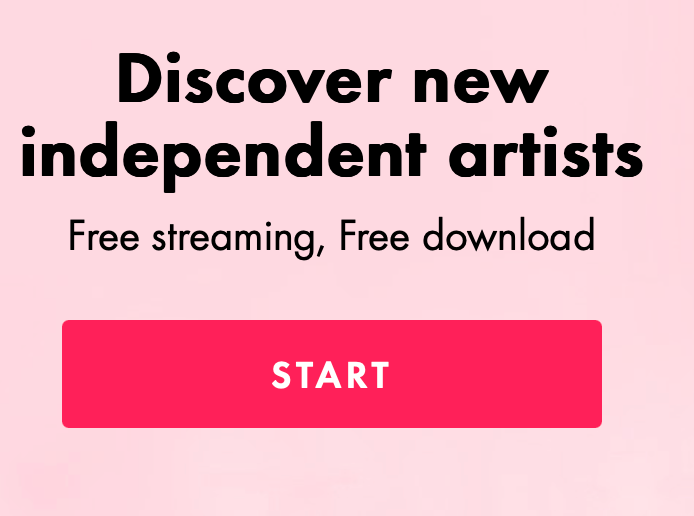 Jamendo banner: 'Discover new independent artists - Free streaming, Free download'