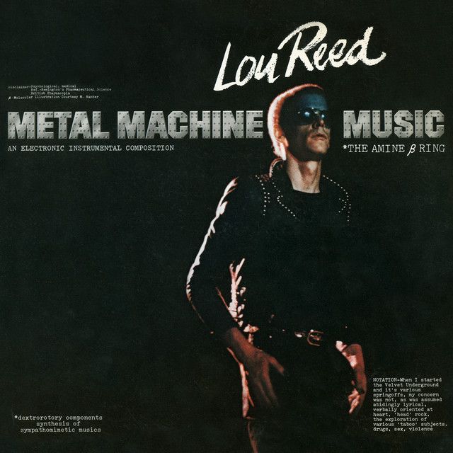 Album cover for Metal Machine Music by Lou Reed, 1975