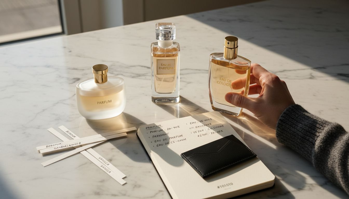 Eau de Parfum vs Eau de Toilette vs Cologne: What That Percentage Actually Buys You