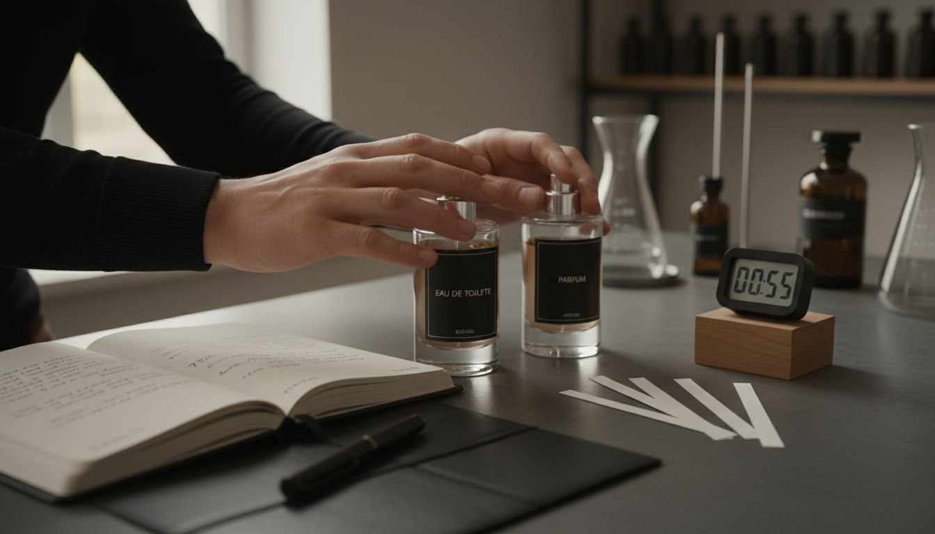perfume bottles comparison