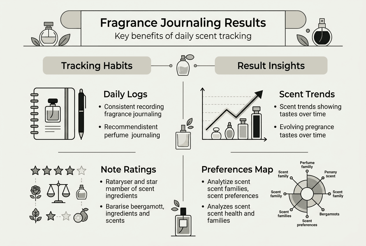 Infographic summarizing scent tracking results