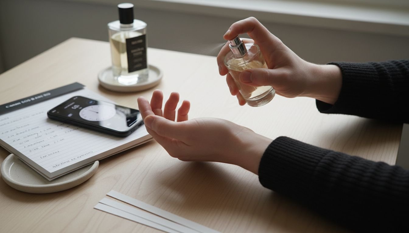 perfume application technique