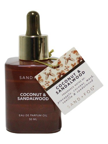 Coconut & Sandalwood Perfume Oil by Sand + Fog perfume bottle