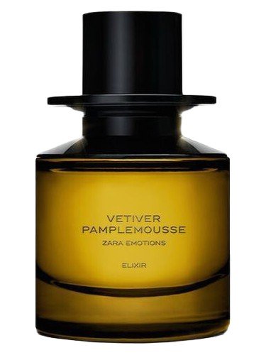 Vetiver Pamplemousse Elixir by Zara perfume bottle