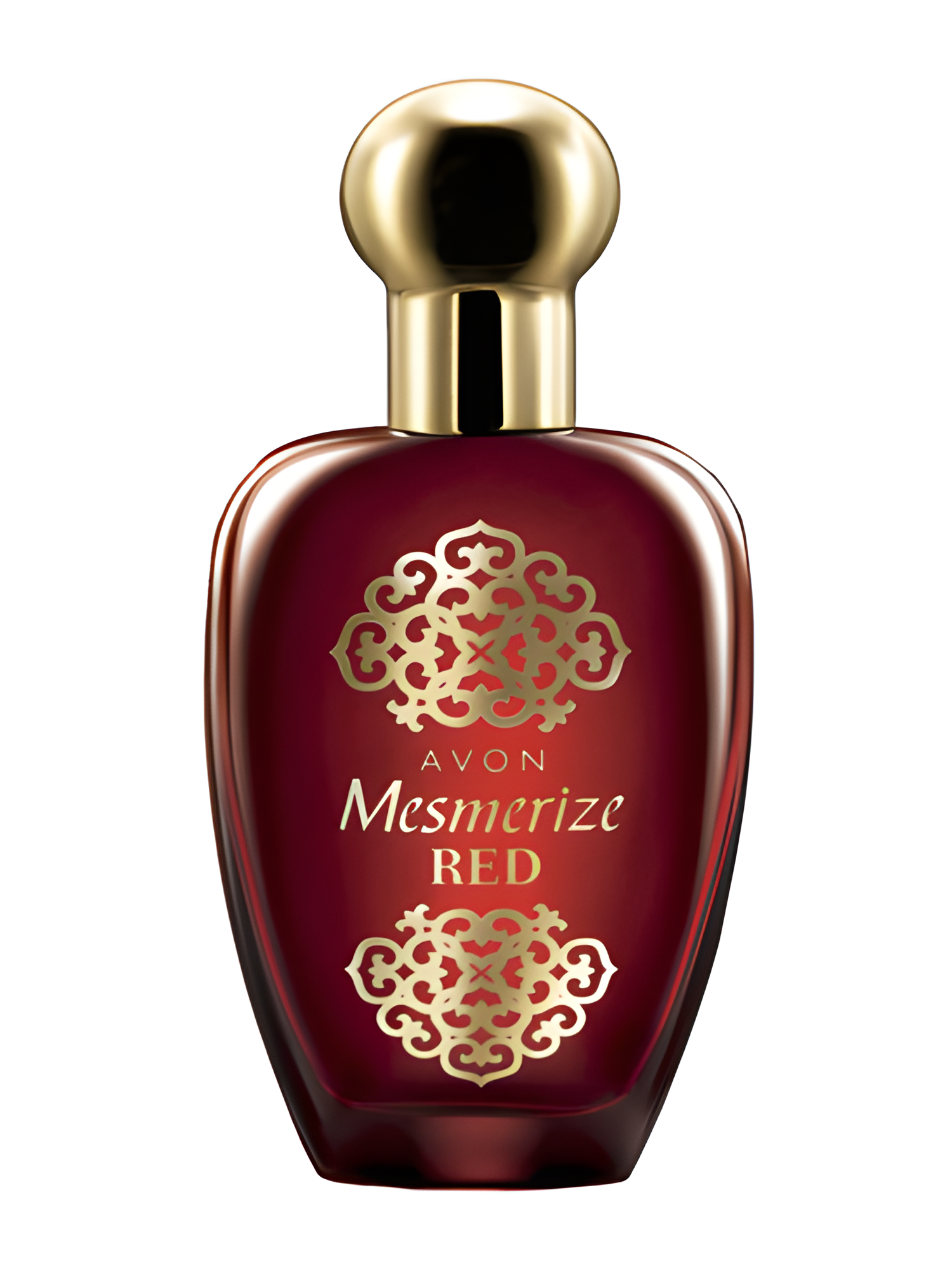 Mesmerize Red for Her by Avon perfume bottle
