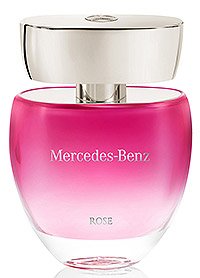 Rose by Mercedes-Benz perfume bottle