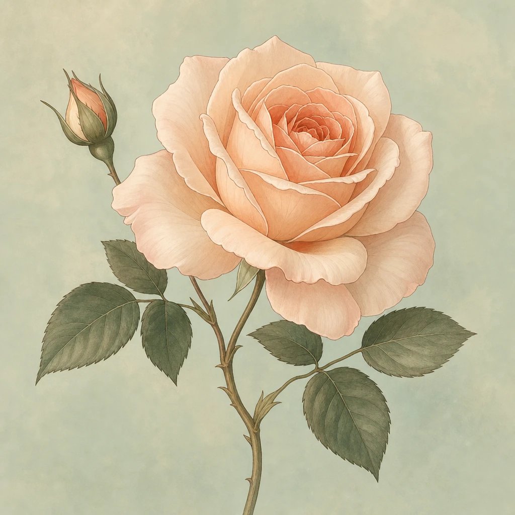 Picture of Tea Rose note