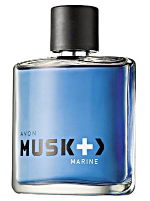 Musk + > Marine by Avon perfume bottle