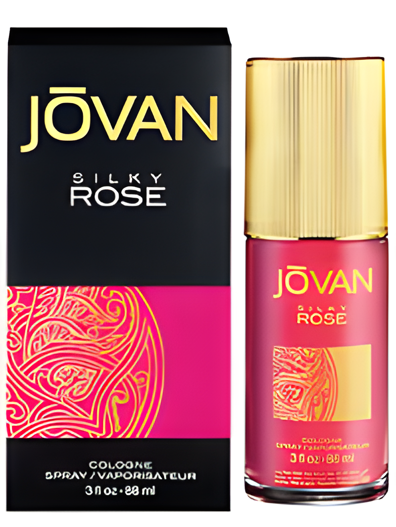 Silky Rose by Jovan perfume bottle