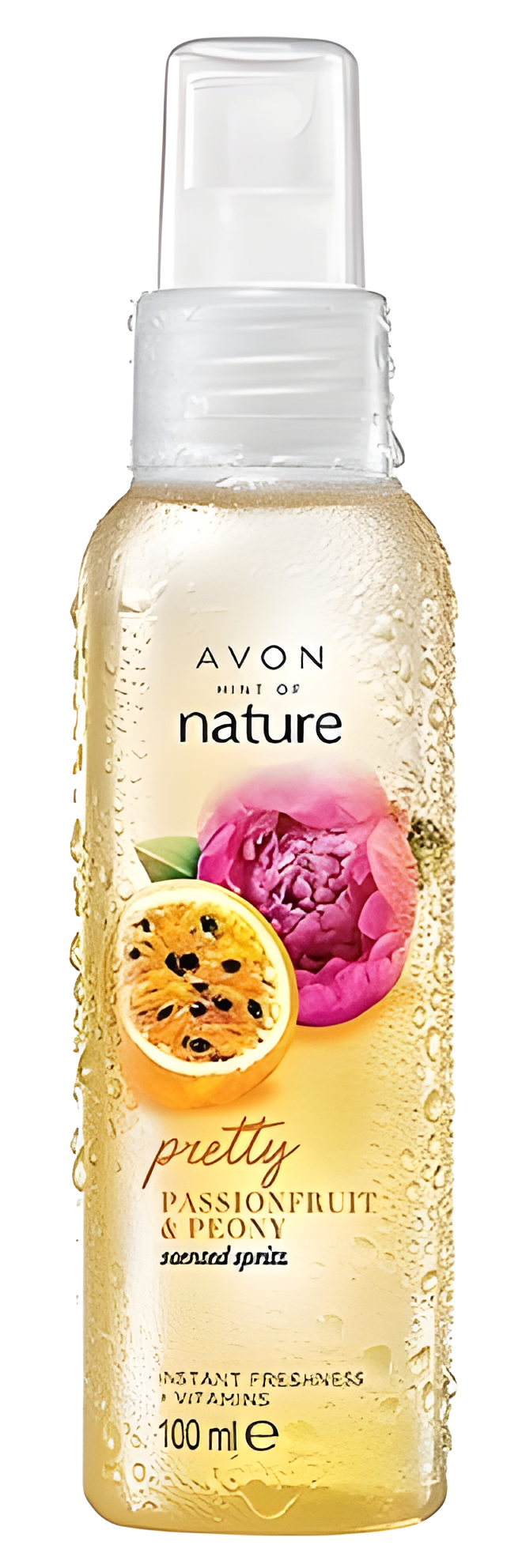 Pretty Passion Fruit & Peony by Avon perfume bottle
