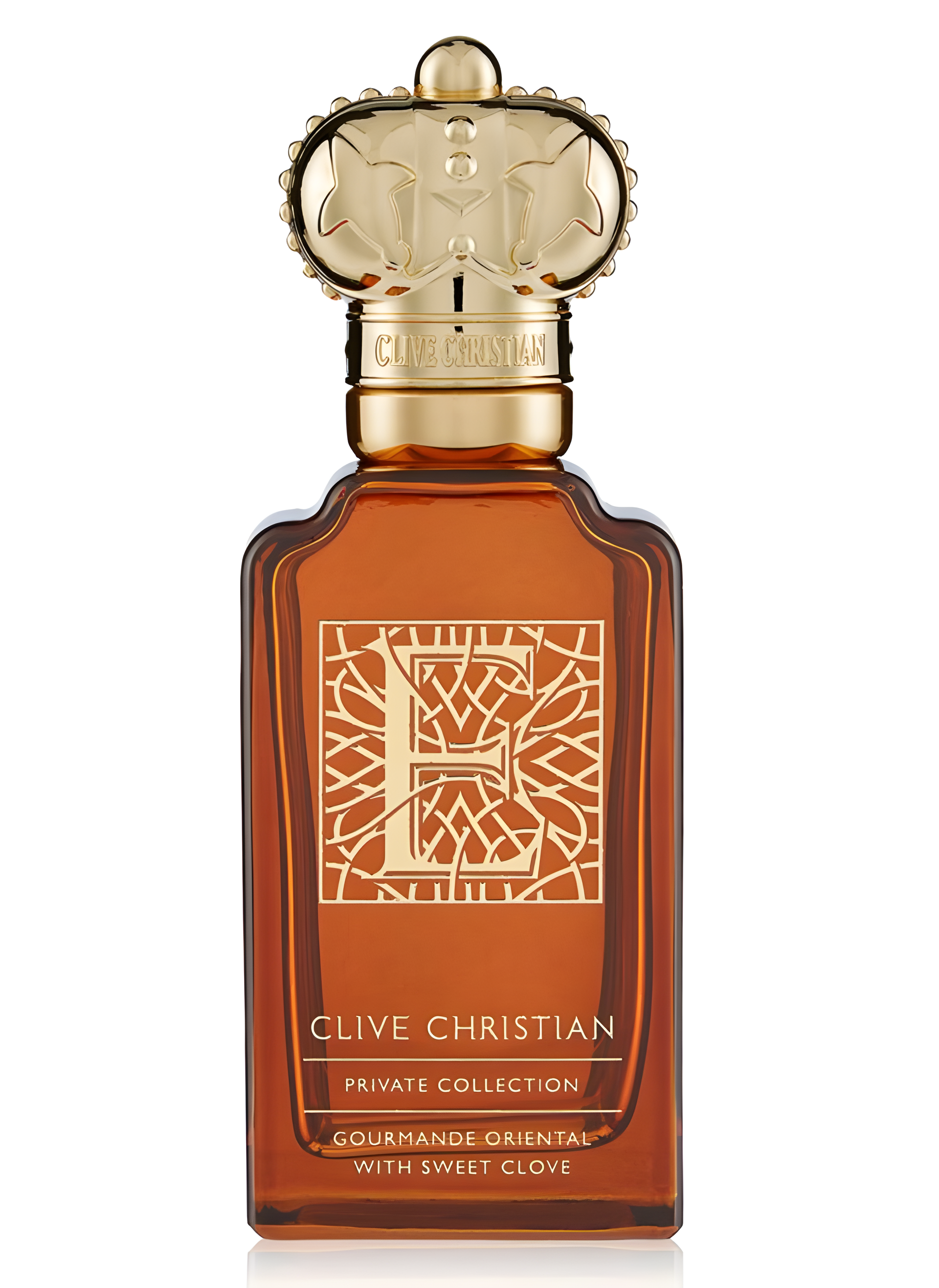 E for Men Gourmand Oriental With Sweet Clove by Clive Christian perfume bottle