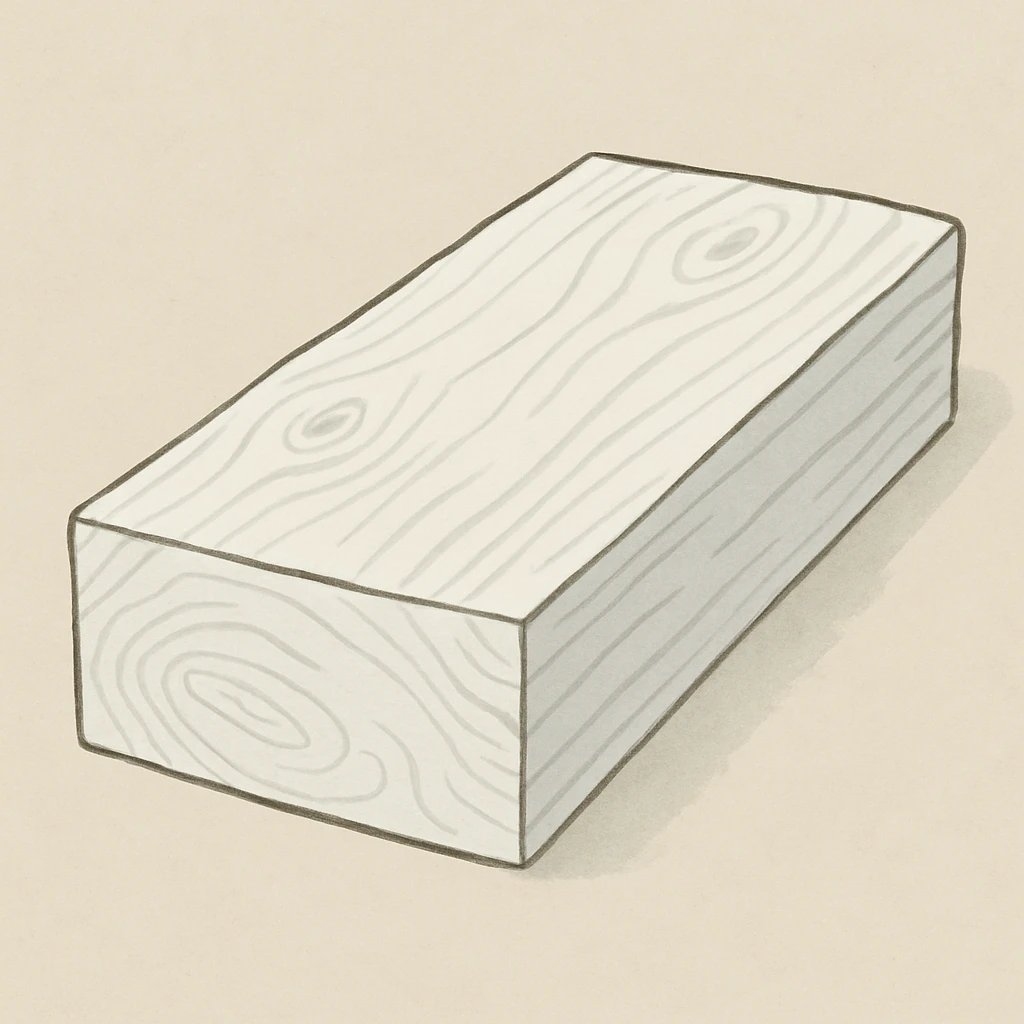 Picture of White Wood note