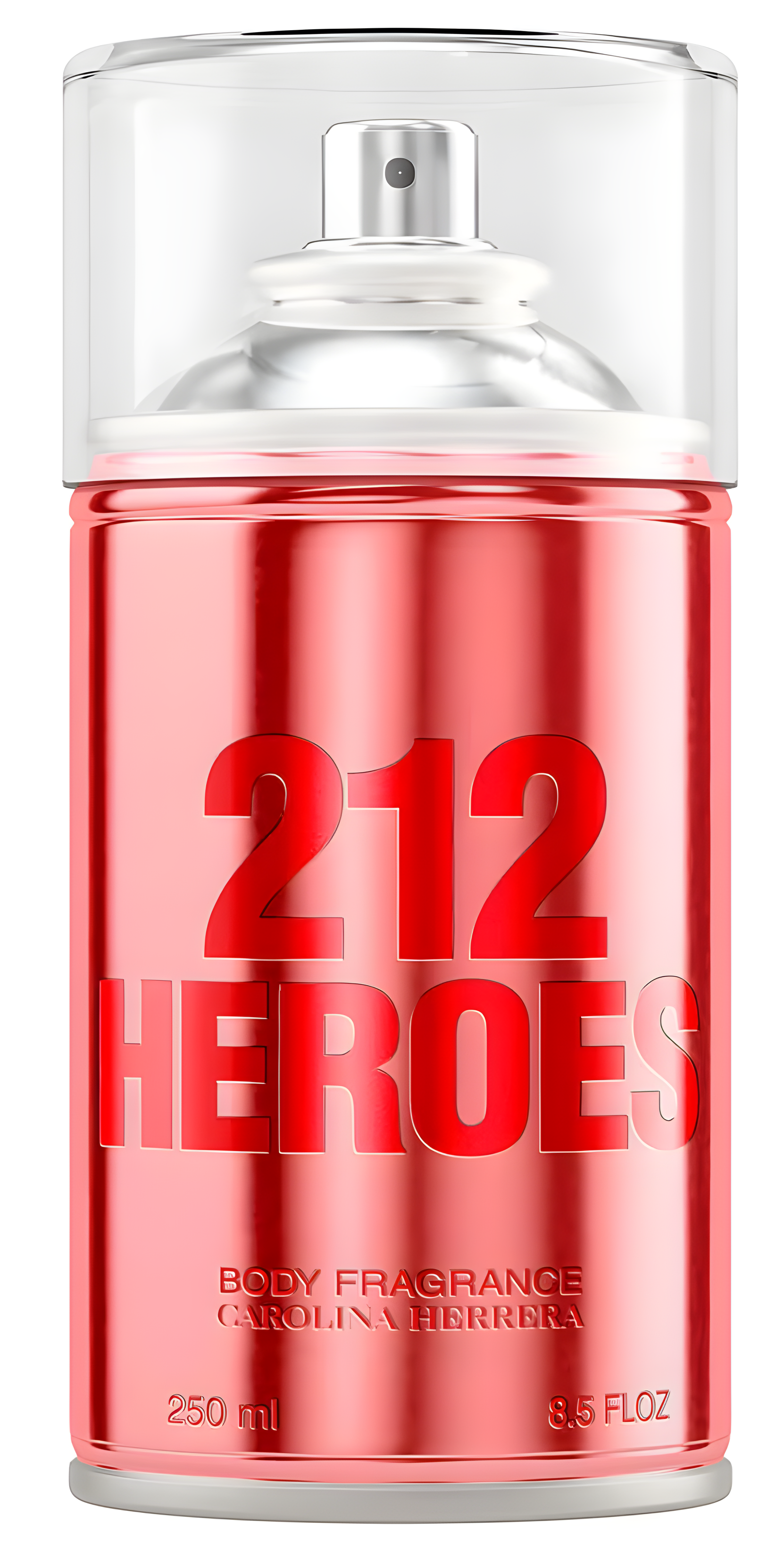 212 Heroes for Her Body Spray by Carolina Herrera perfume bottle