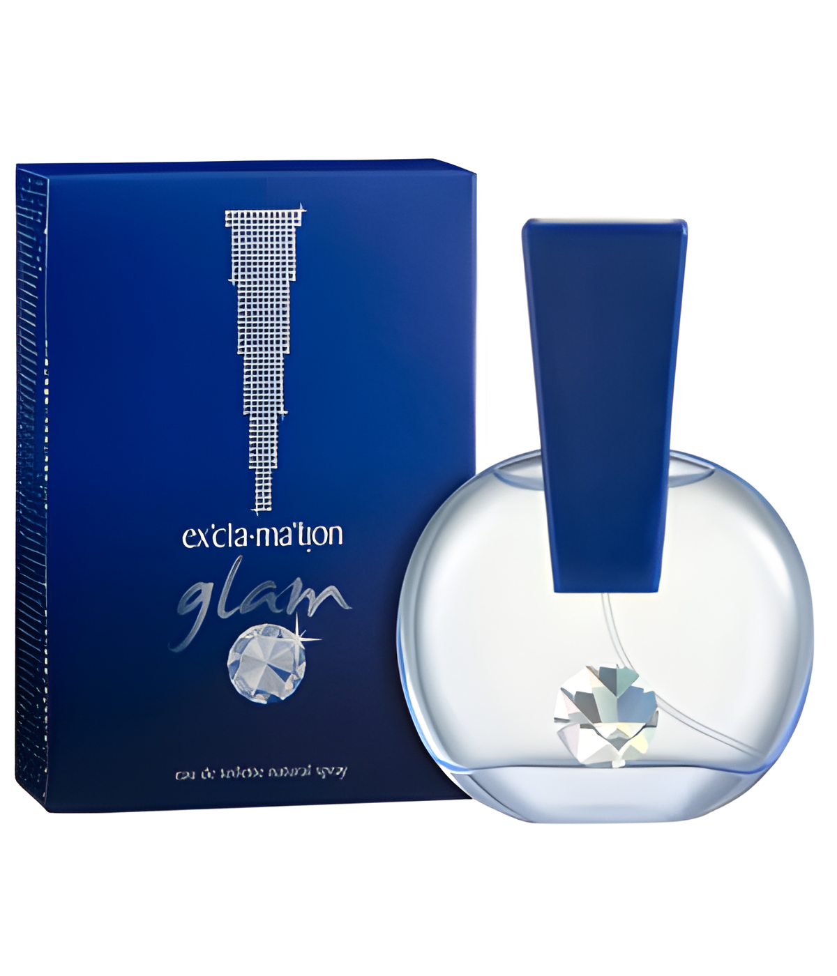 Ex'cla-Ma'tion Glam by Coty perfume bottle
