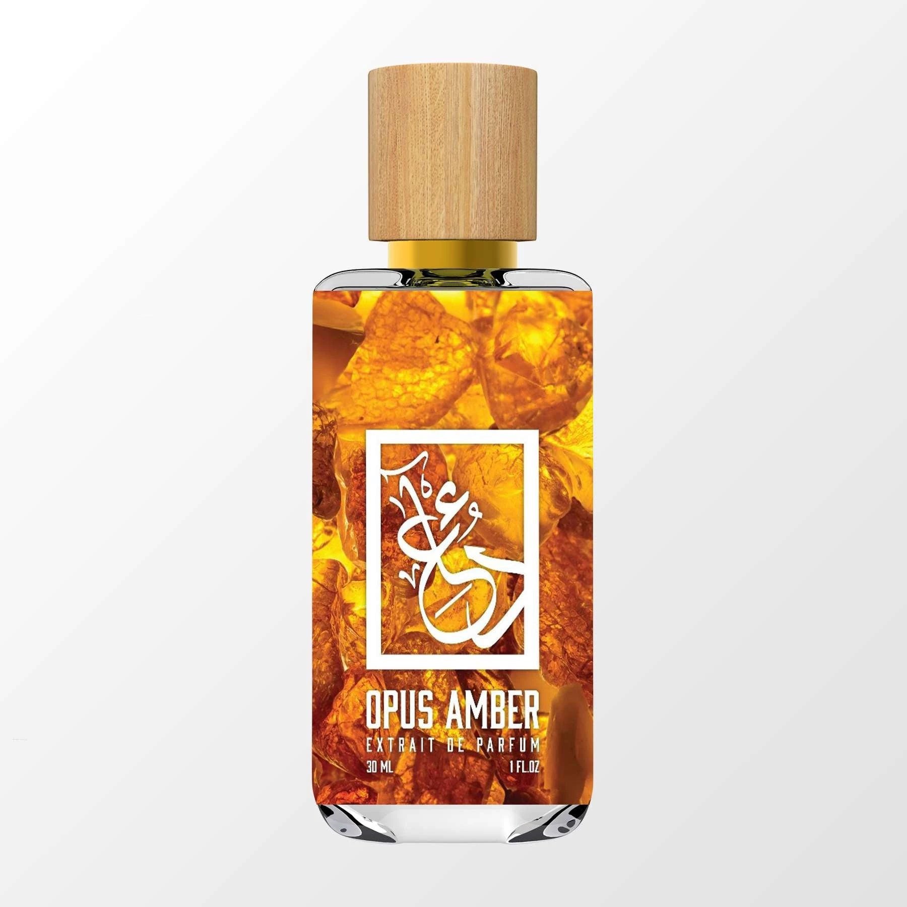 Opus Amber by The Dua Brand perfume bottle