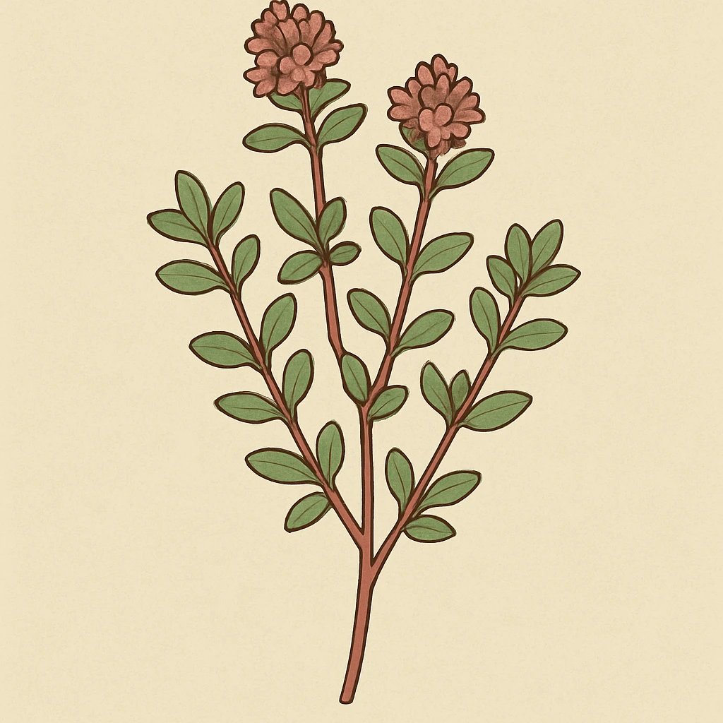Picture of Red Thyme note