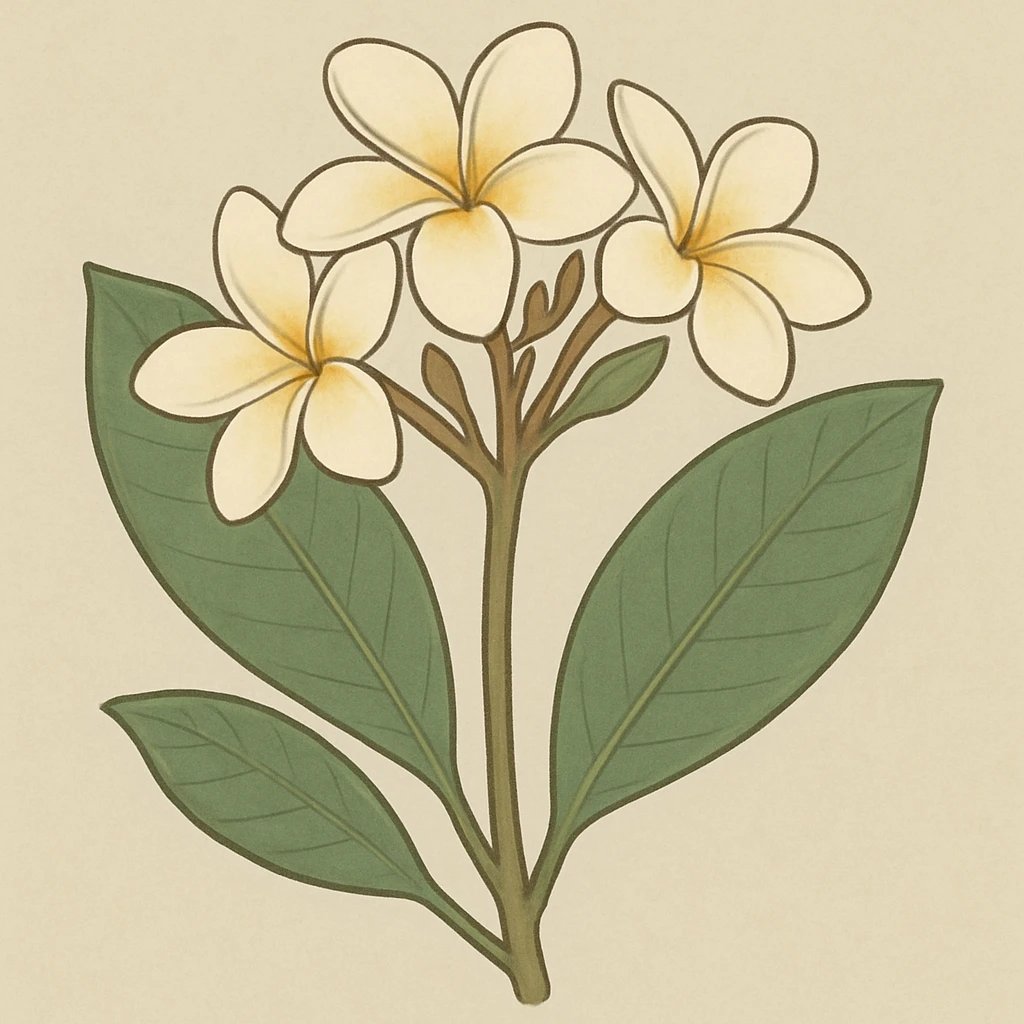 Picture of Plumeria note