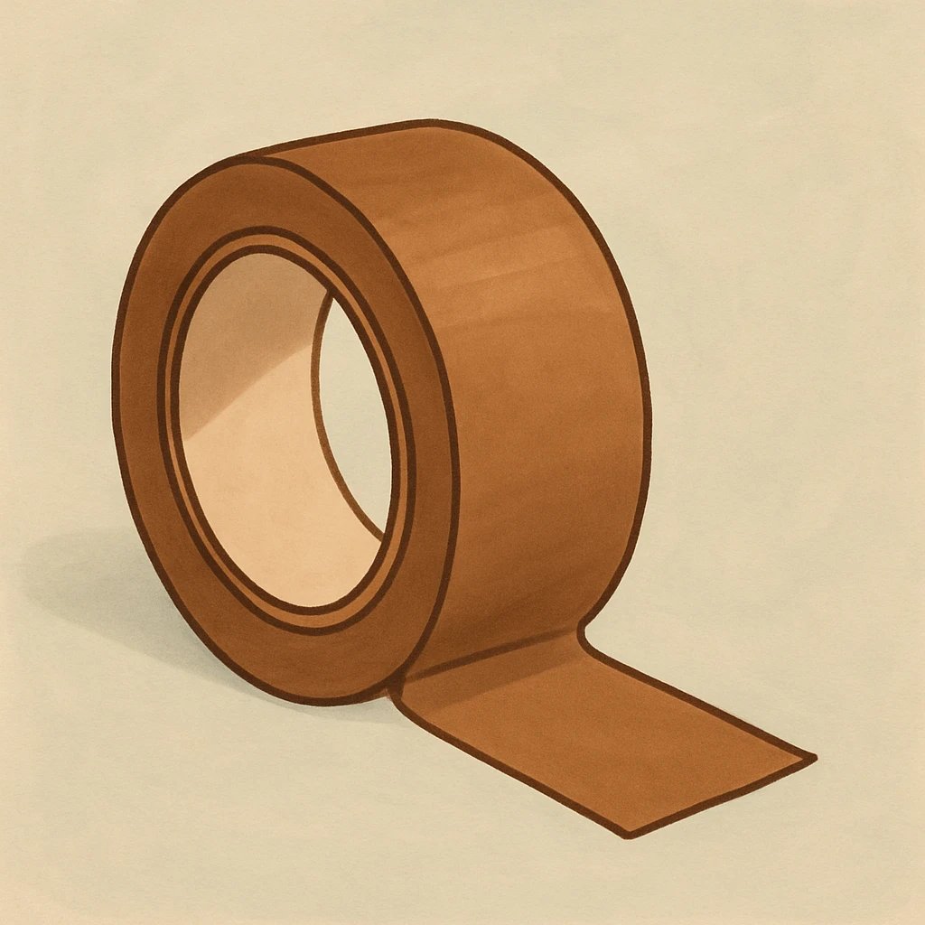 Picture of Brown Scotch Tape note