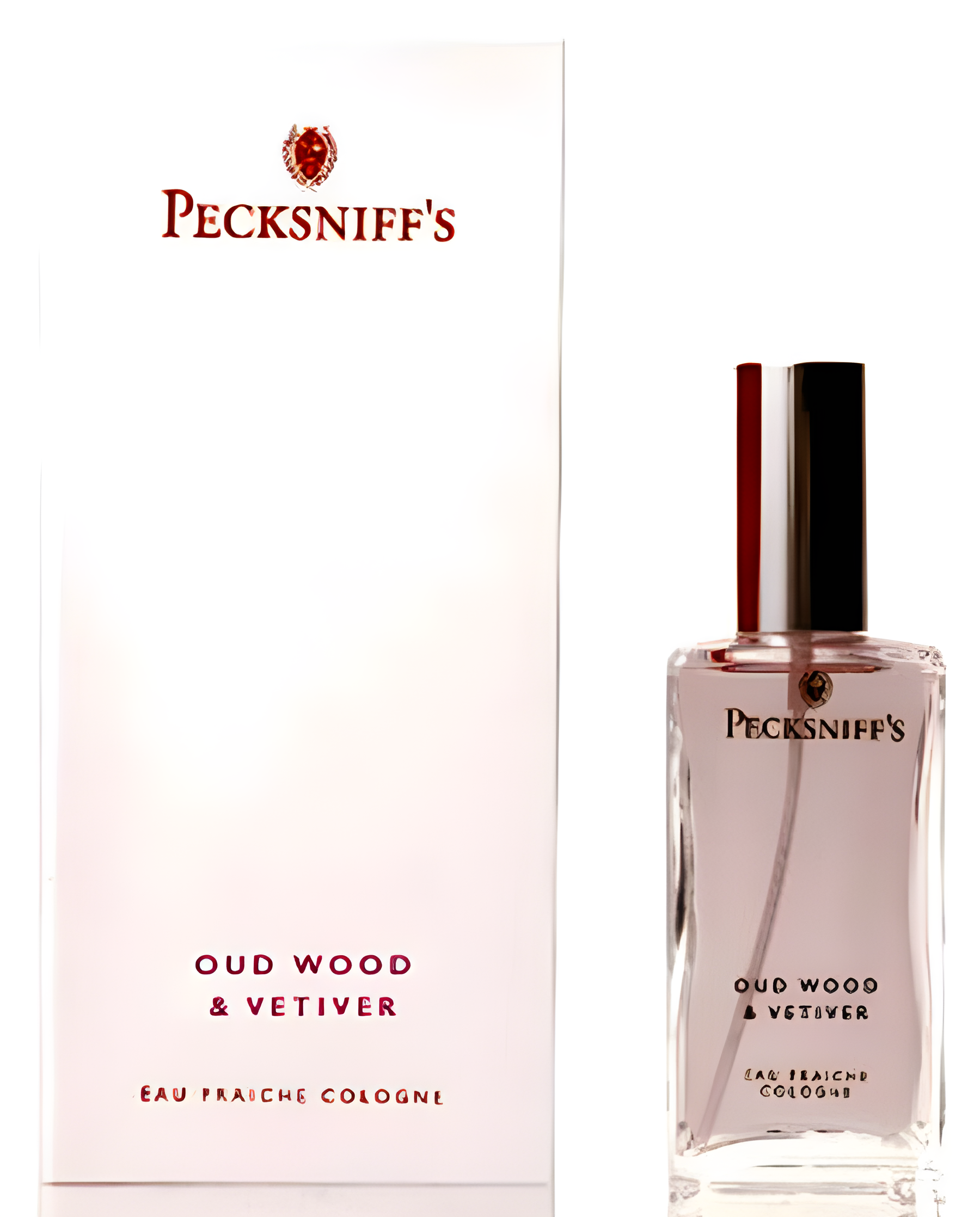 Oud Wood & Vetiver by Pecksniff's perfume bottle