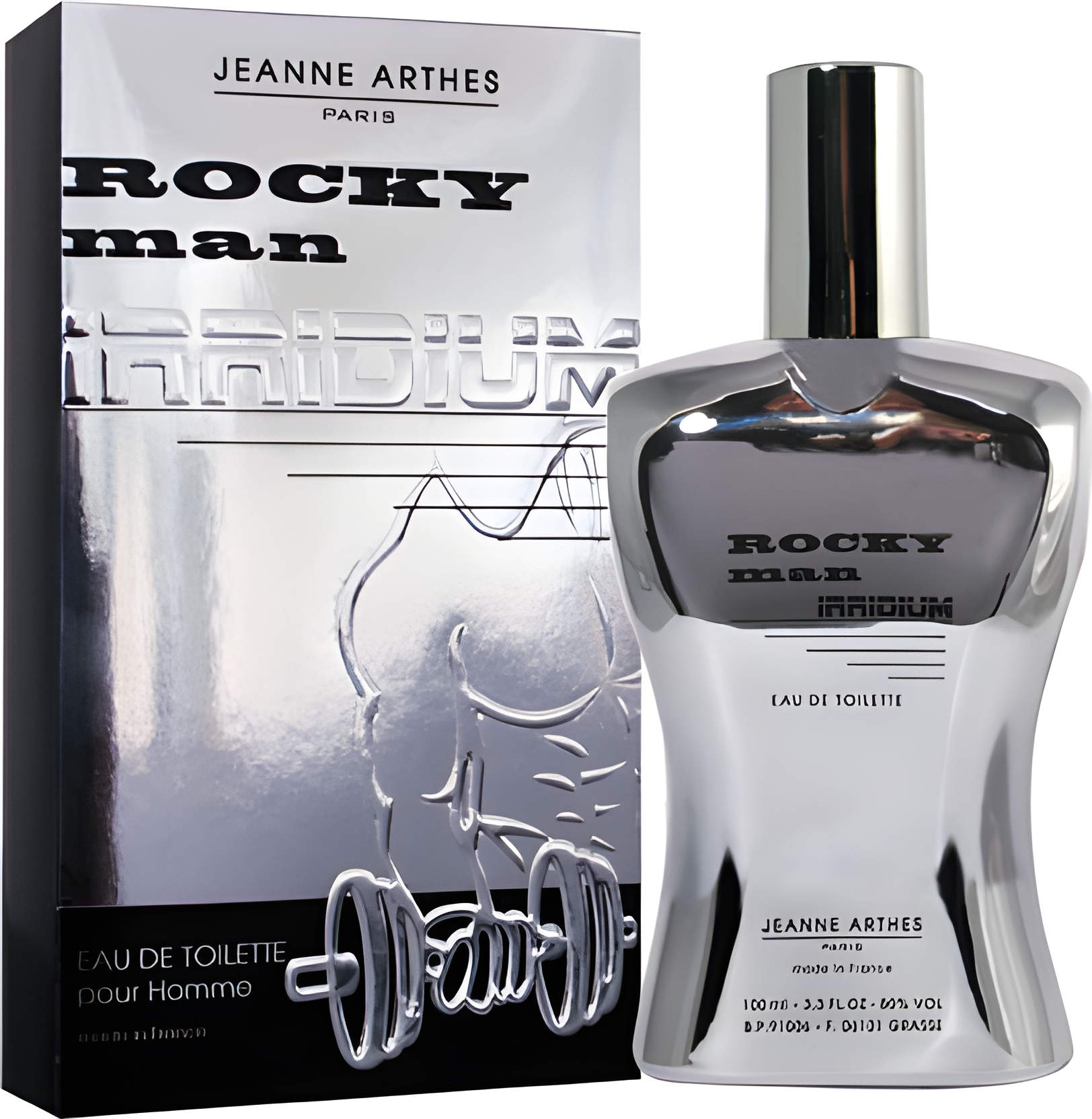 Rocky Man Irridium by Jeanne Arthes perfume bottle