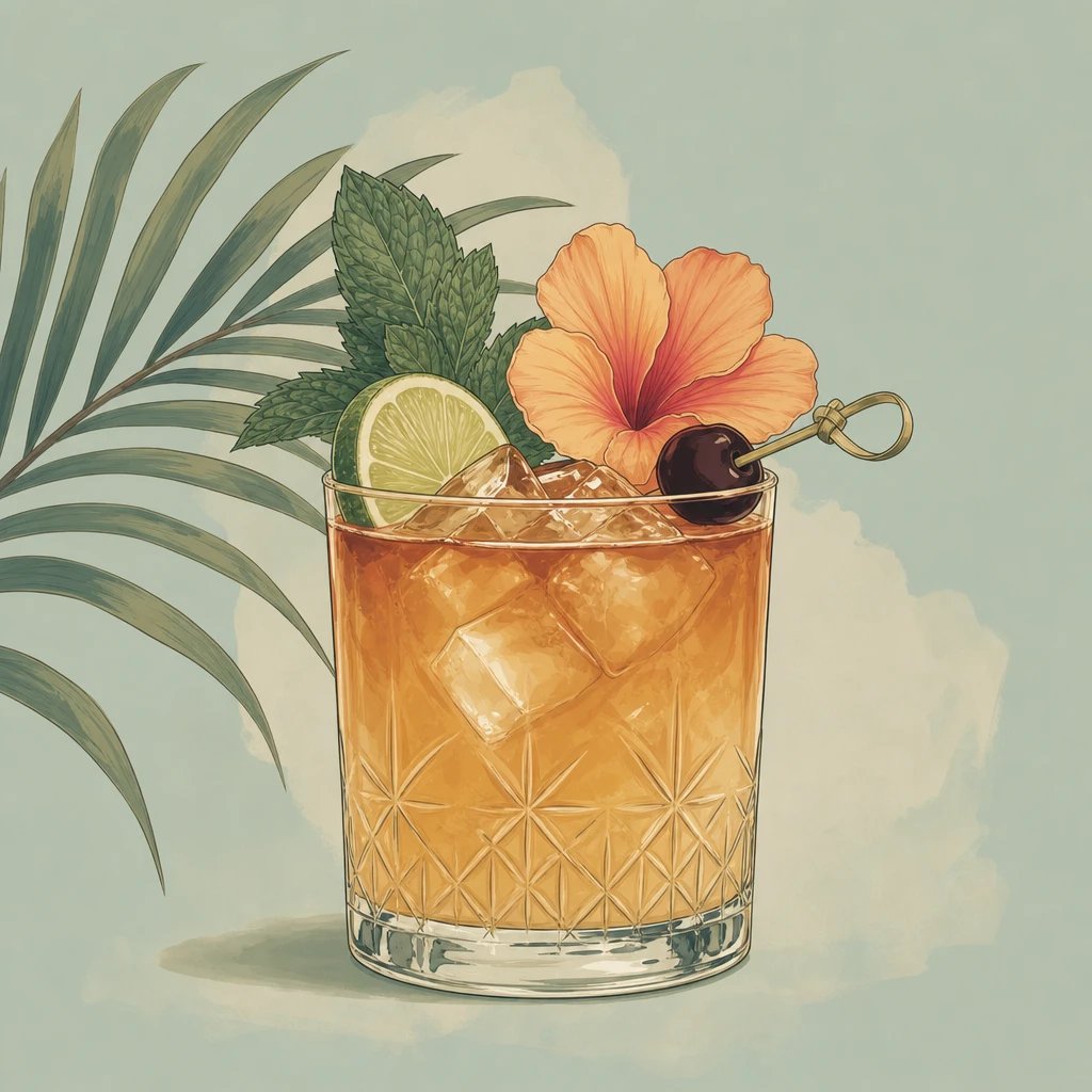 Picture of Mai Tai Cocktail note