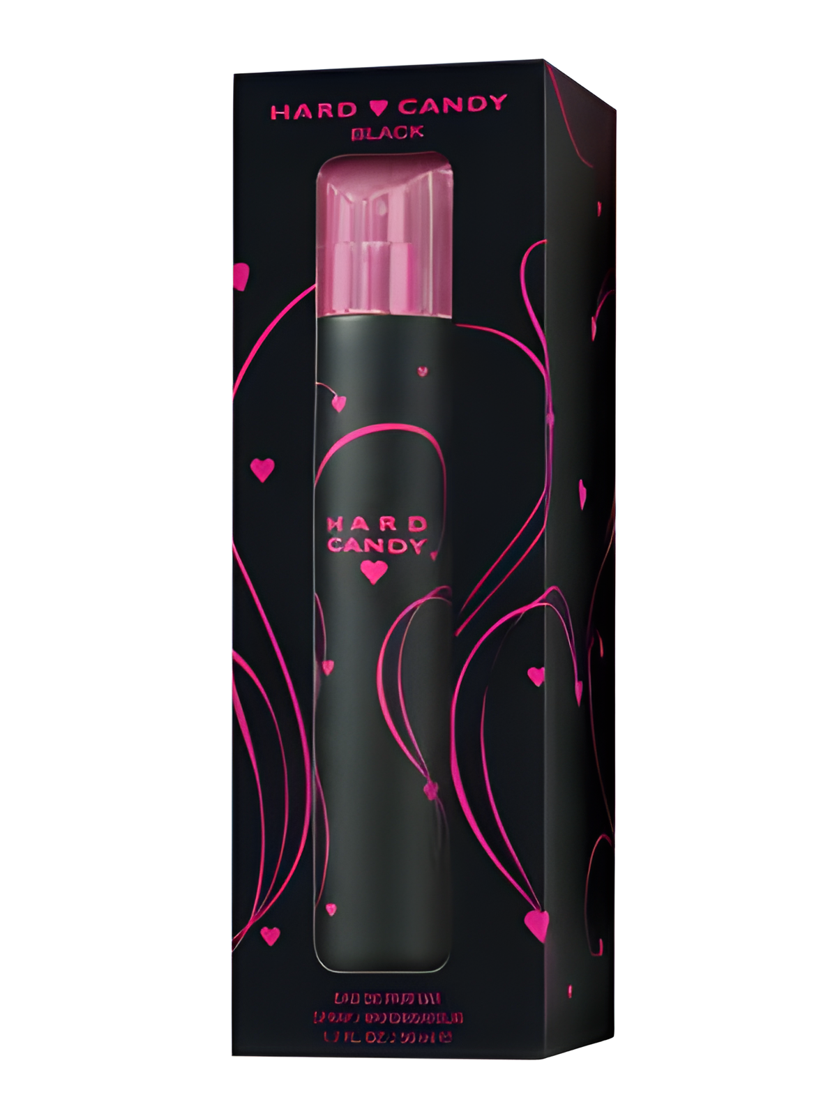 Black by Hard Candy perfume bottle