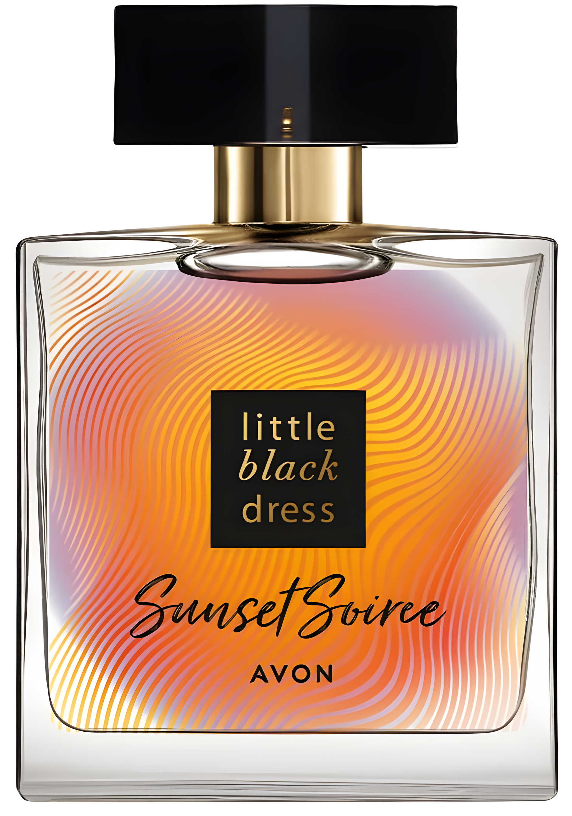Little Black Dress Sunset Soiree by Avon perfume bottle