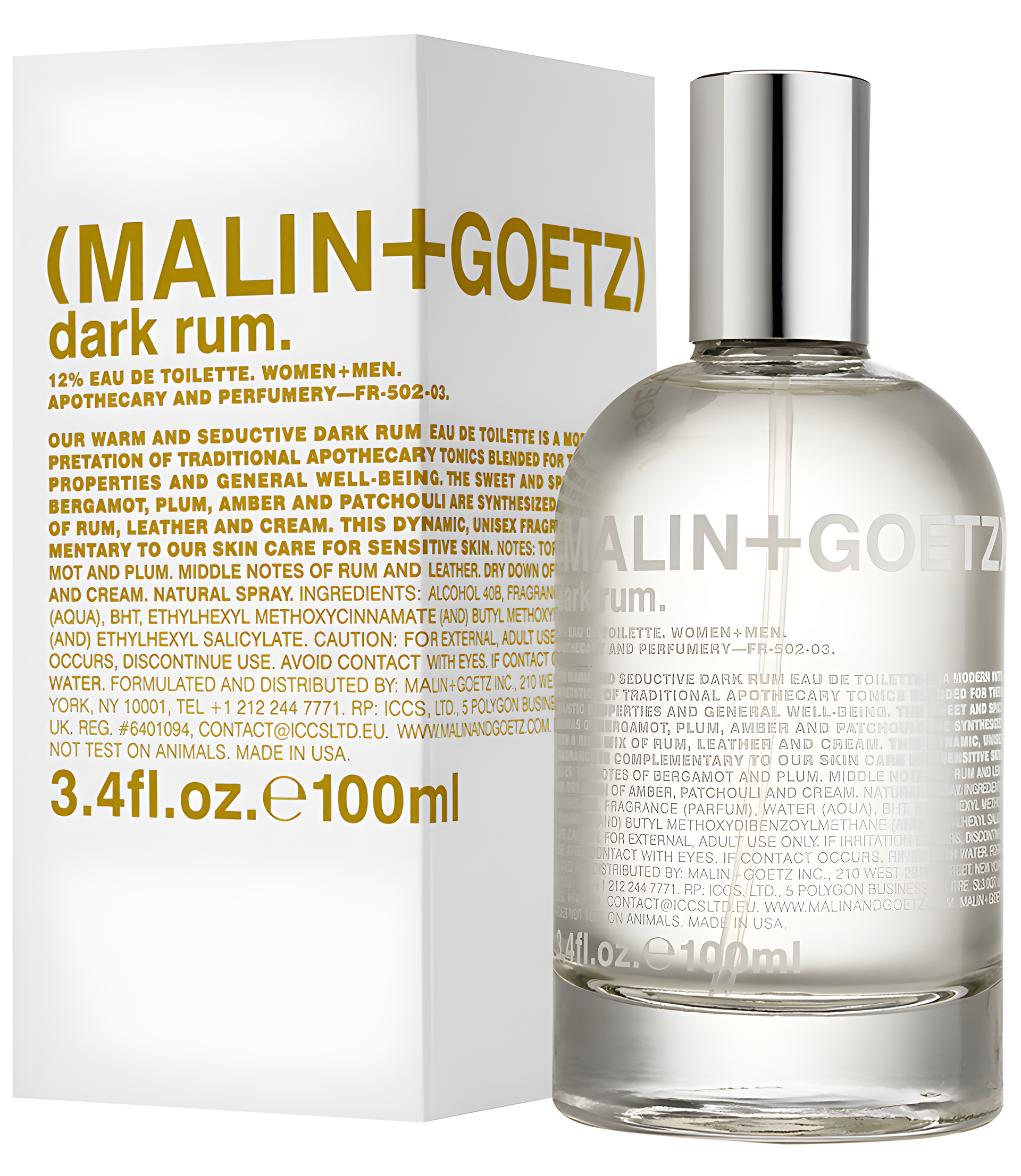 Dark Rum by Malin+Goetz perfume bottle