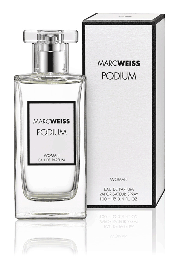 Podium by Marc Weiss perfume bottle