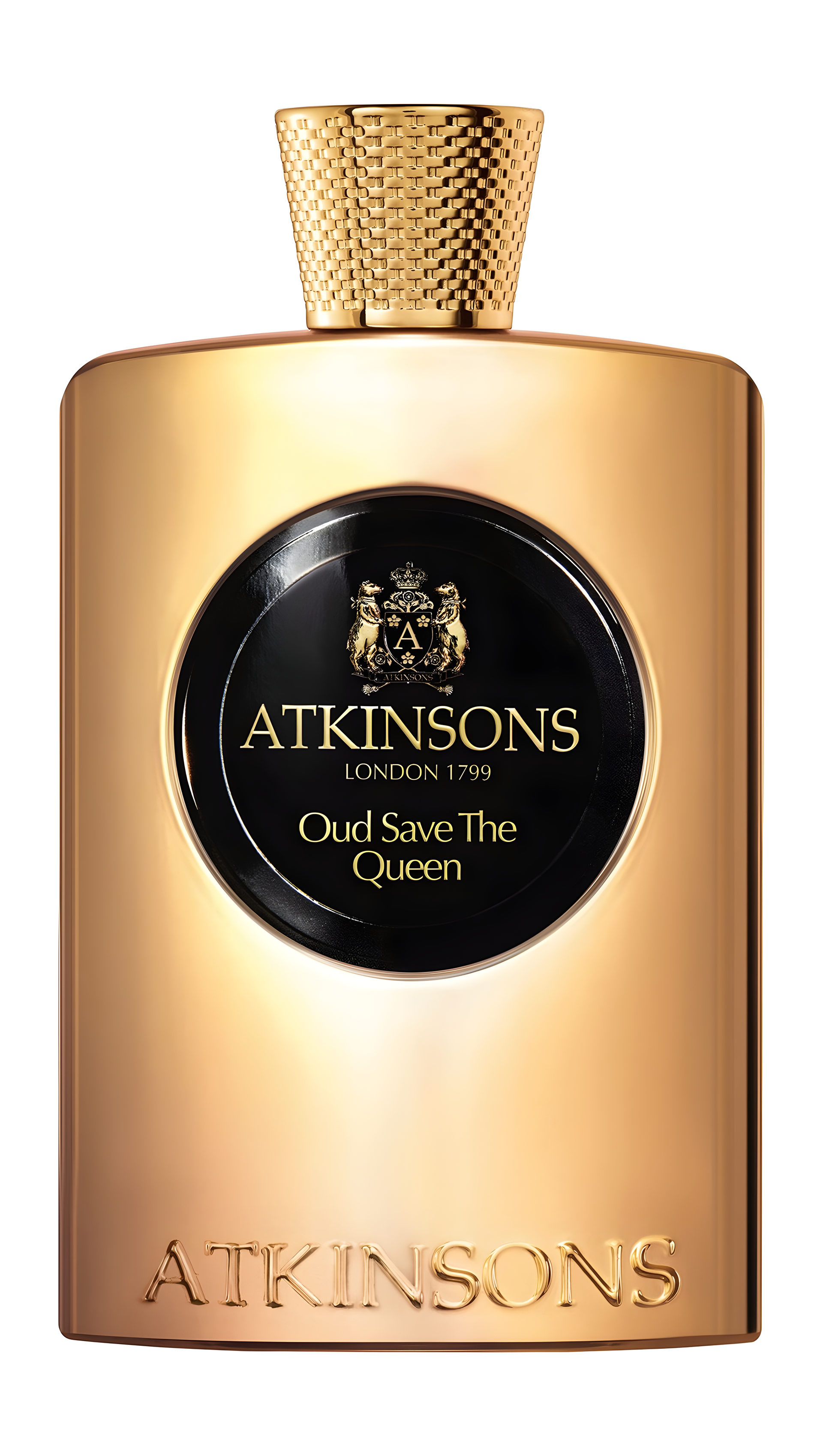 Oud Save the Queen by Atkinsons perfume bottle