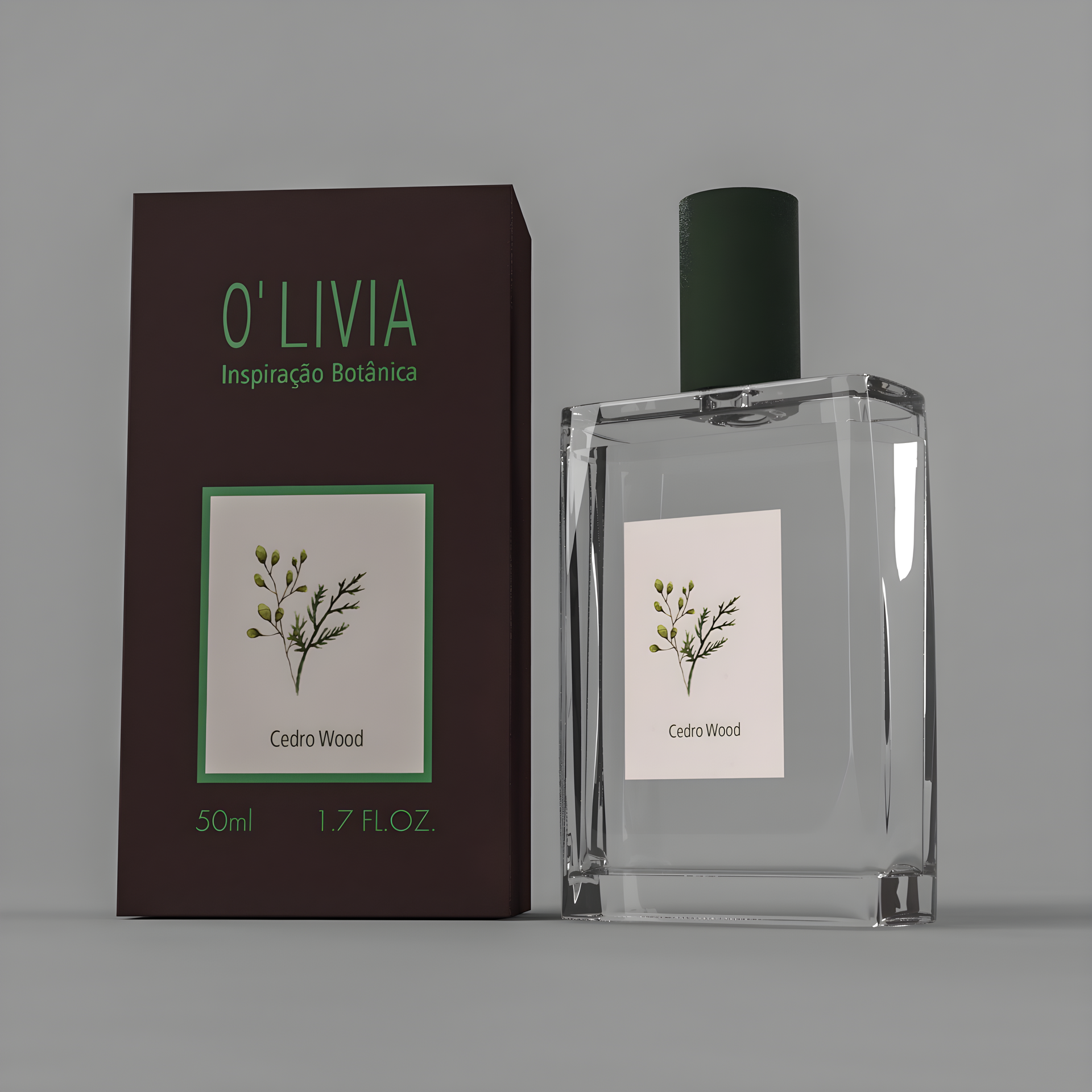 Cedro Wood by O'Livia Inspiração Botânica perfume bottle