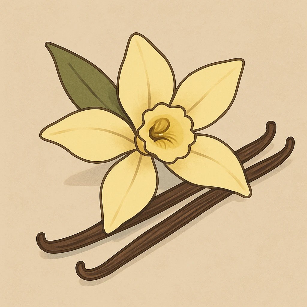 Picture of Vanilla Flower note