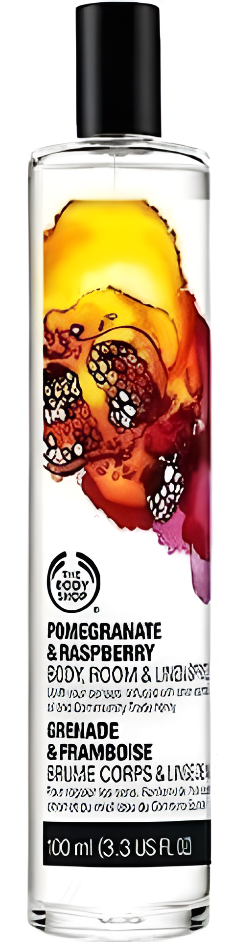 Pomegranate & Raspberry by The Body Shop perfume bottle