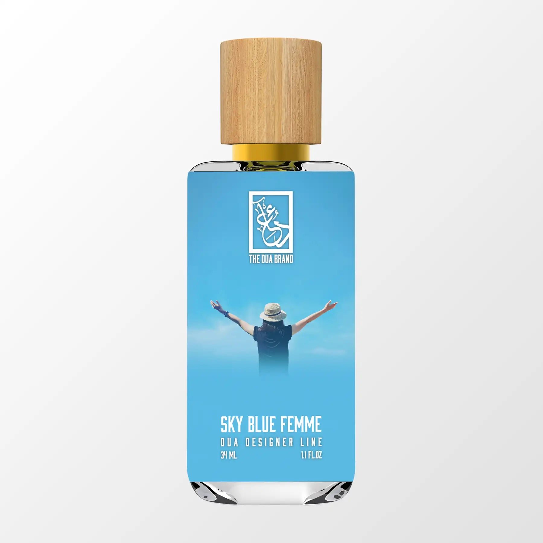 Sky Blue Femme by The Dua Brand perfume bottle