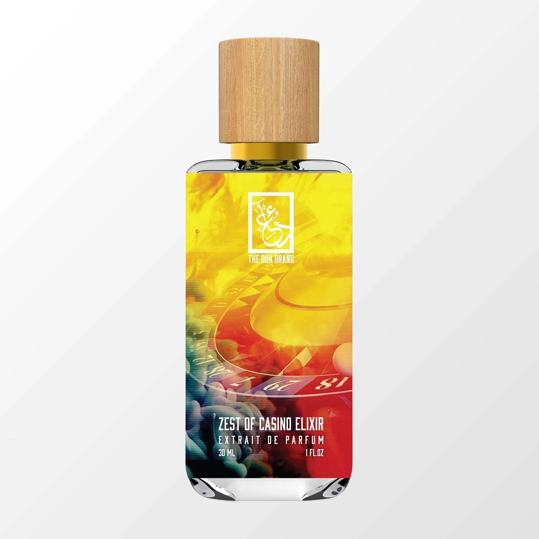 Zest of Casino Elixir by The Dua Brand perfume bottle