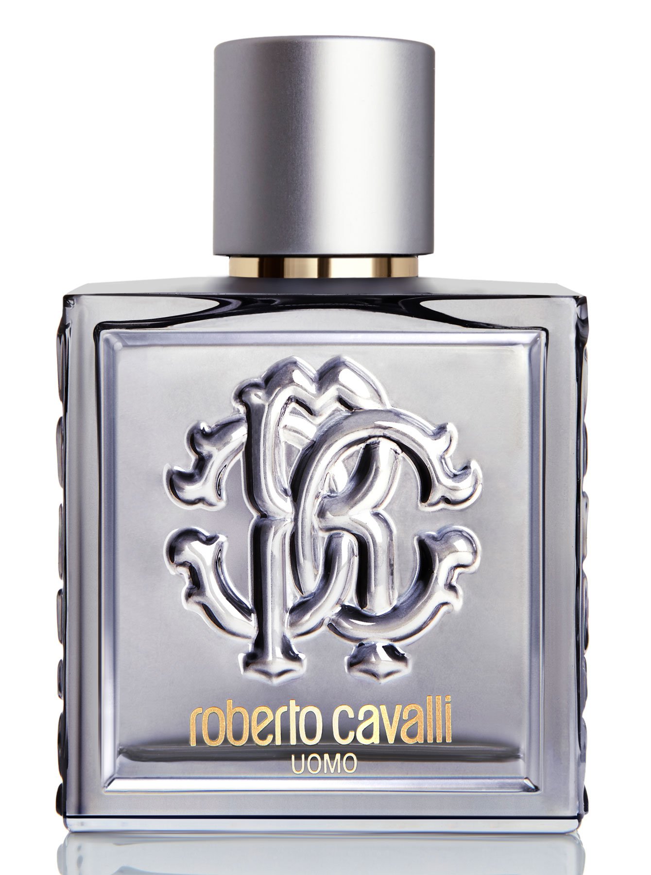 Roberto Cavalli Uomo Silver Essence by Roberto Cavalli perfume bottle