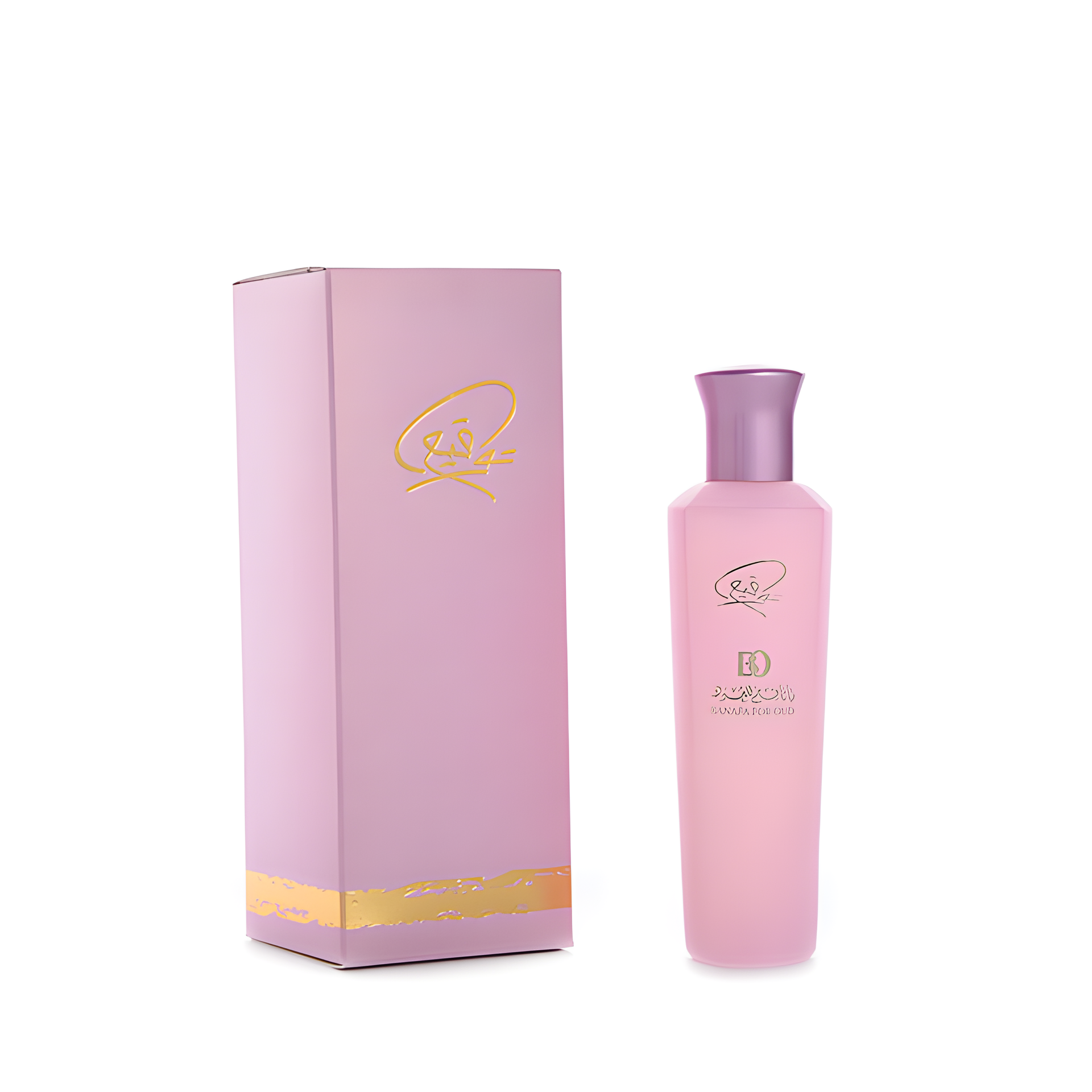 Pink Tawqie Perfume by Banafa for Oud perfume bottle