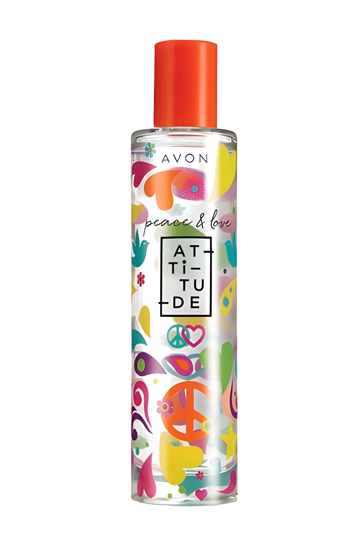 Peace & Love Attitude by Avon perfume bottle