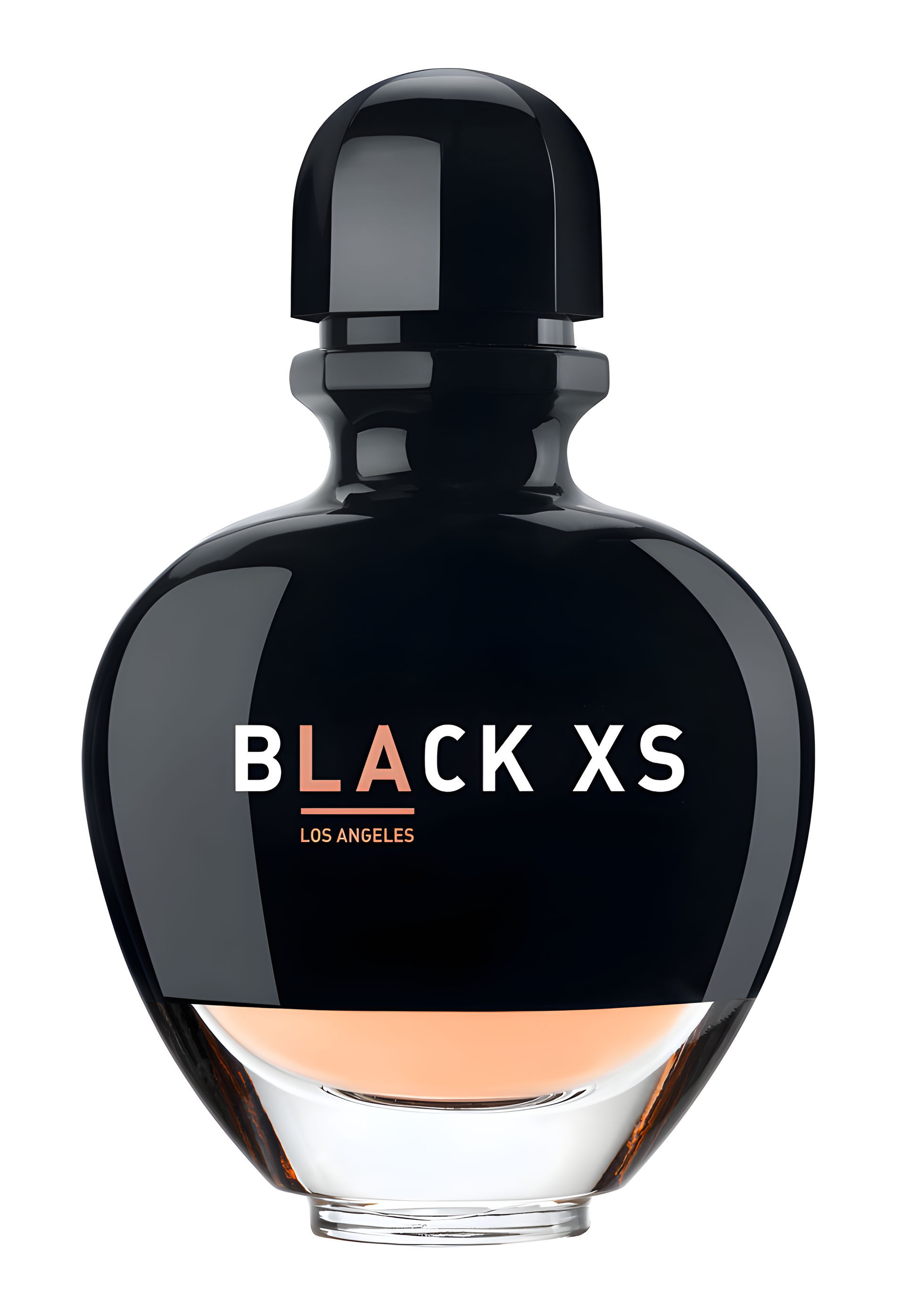 Black XS Los Angeles for Her by Rabanne perfume bottle