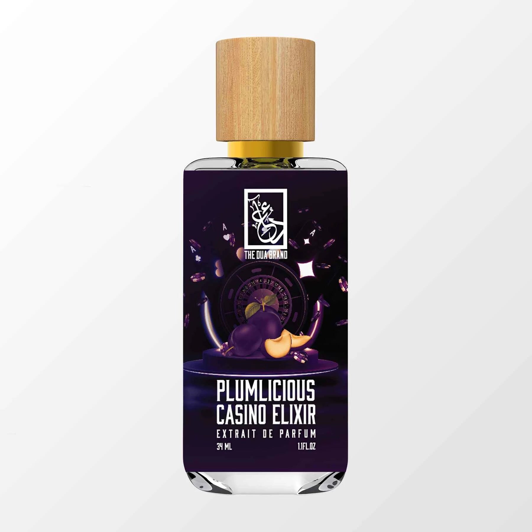 Plumlicious Casino Elixir by The Dua Brand perfume bottle
