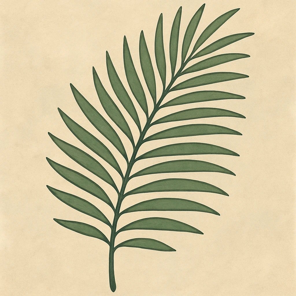 Picture of Palm Leaf note
