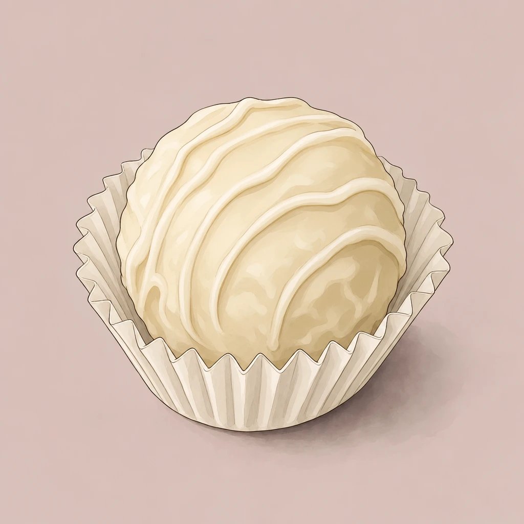 Picture of White Chocolate Truffle note