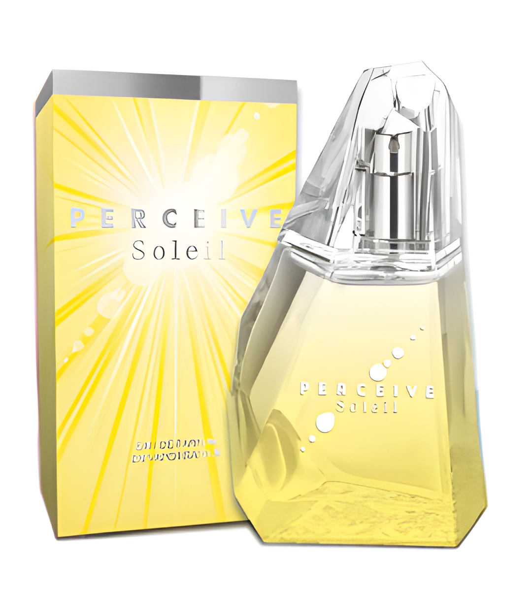 Perceive Soleil by Avon perfume bottle