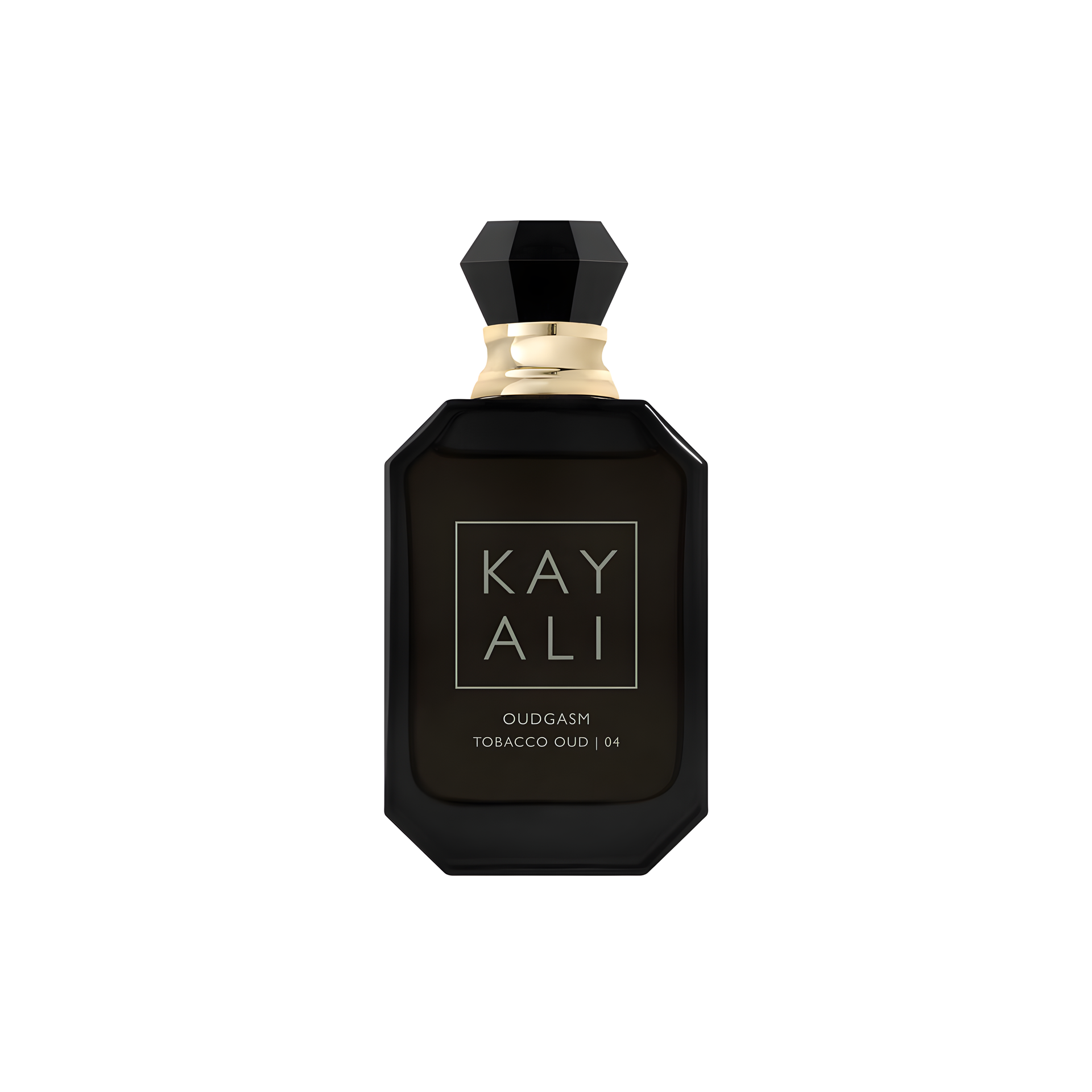 Oudgasm Tobacco Oud | 04 Eau de Parfum Intense by Kayali Fragrances perfume bottle
