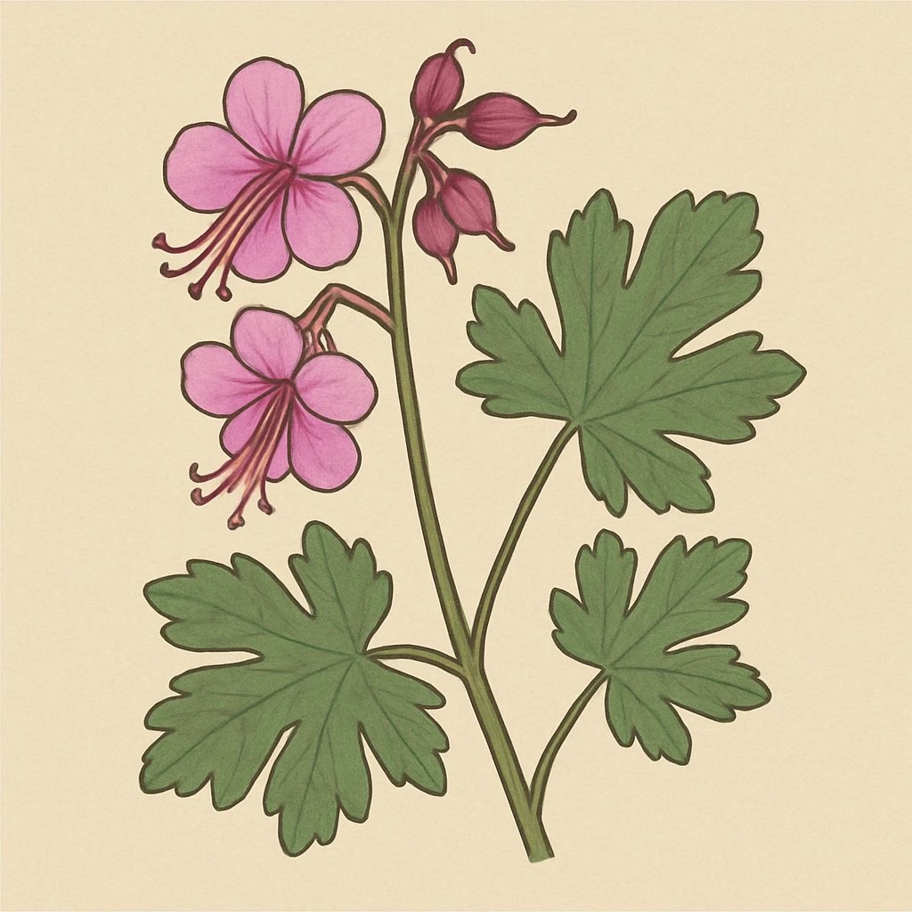 Picture of Geranium Macrorrhizum (Zdravetz) note