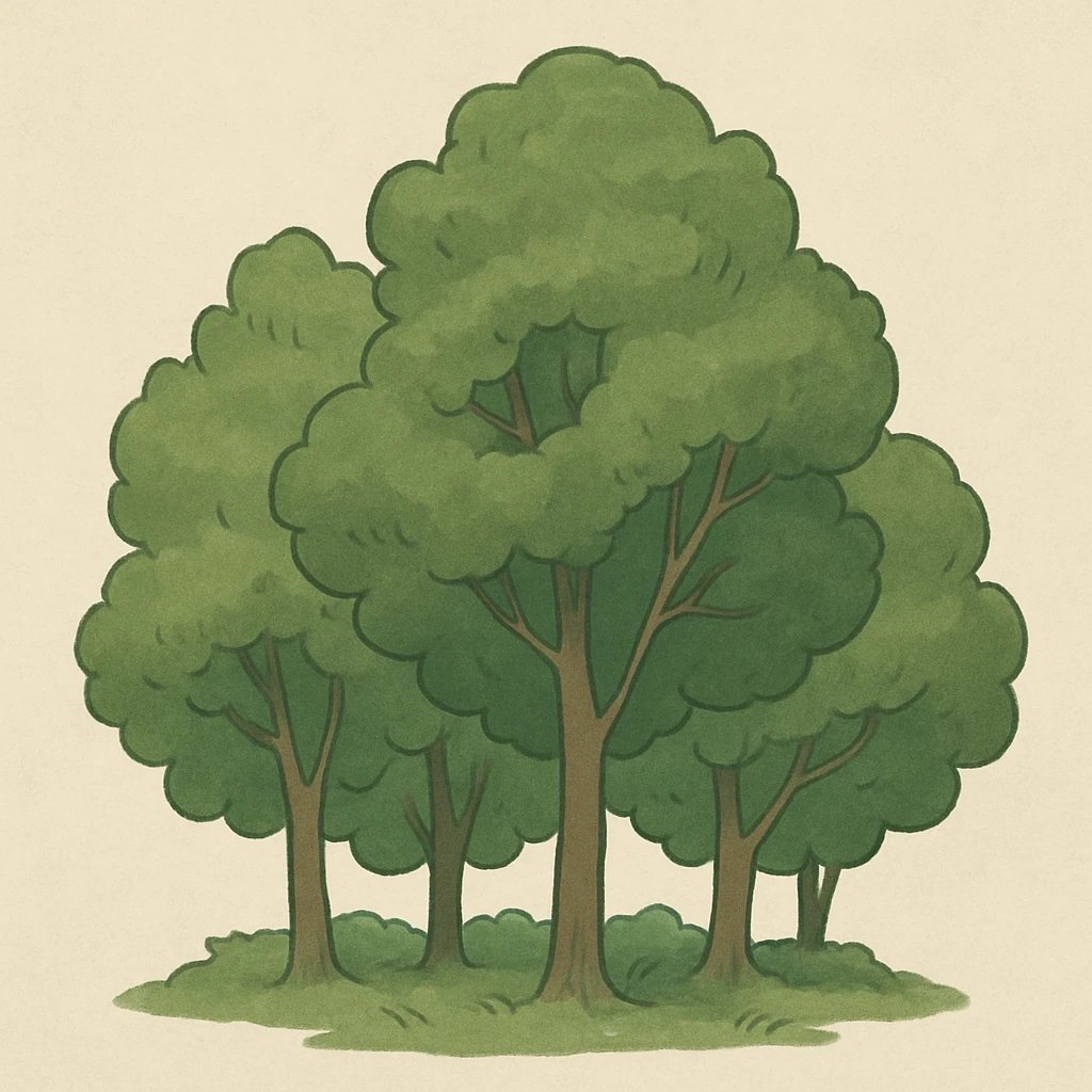 Picture of Green Forest note